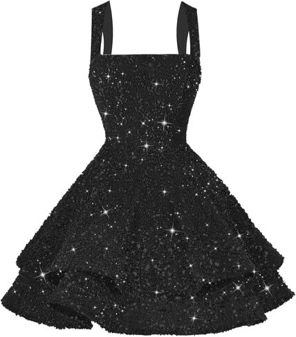 Sparkly Sequin Homecoming Dresses for Teens Tiered Sweet 16 Photo Short Cocktail Party Dress ZU011 in Kuwait