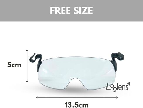 Hat Visors Clips Cap Clip on Photochromic Sunglasses Rimless Anti-Glare UV Protection Outdoors in Saudi Arabia