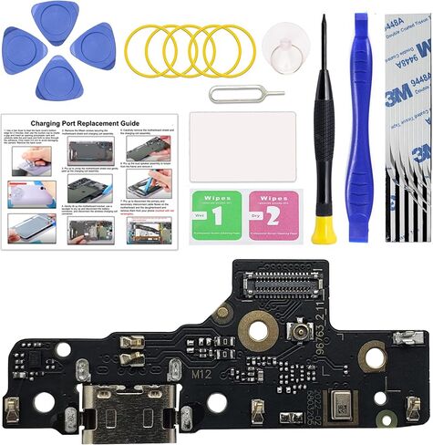 for Moto G Play 2023 & G Power 2022 USB Charging Port Replacement, Type C Dock Charging Board for G Play 2023 XT2271 / G Power 2022 XT2165 Series, with Tools & Instruction in Saudi Arabia