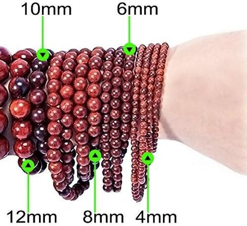 Rainbow Obsidian 6mm Gemstone Stretch Bracelet Handmade in California in Saudi Arabia