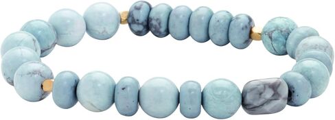 Scout Curated Wears - Stone Stacking Bracelet - Blue Howlite - Stone of Harmony in Saudi Arabia