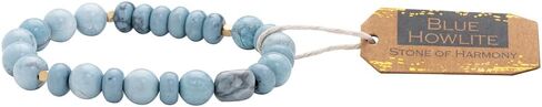 Scout Curated Wears - Stone Stacking Bracelet - Blue Howlite - Stone of Harmony in Saudi Arabia