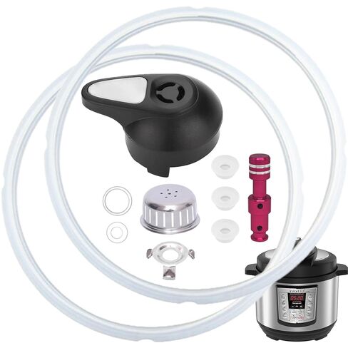 11 PCS ملحقات وعاء فورية لـ Lux 5 ، 6 QT ، وقطع الغيار الفوري للبديل تشمل حلقة الختم ، وصمام إطلاق البخار ، ودرع مضاد للحاجز ، وحلقة ختم الصمام ، وصمام تعويم وحشية in Kuwait