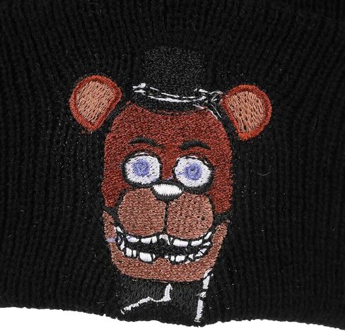 قبعة صغيرة ذات أساور قياسية من Five Nights at Freddy's Freddy مطرزة على نسيج أكريليك in Saudi Arabia