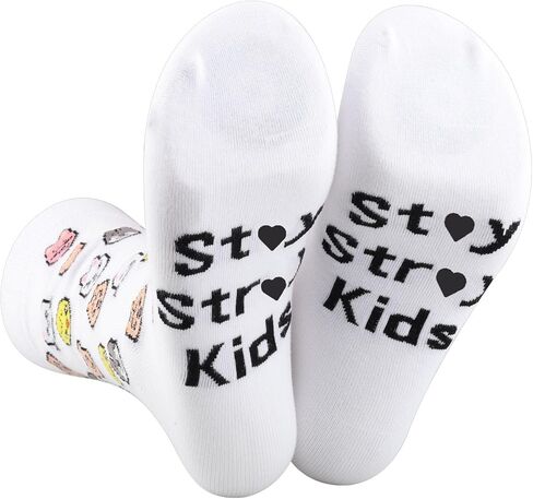 2 Pairs K-Drama Group Gift Stray Kpop Socks Stay Fandom Gift K-pop Music Lover Gift World Tour Gift in Saudi Arabia