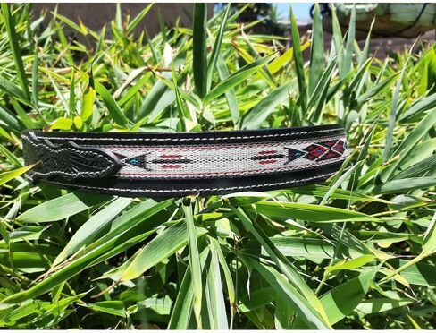 Authentic Handmade Mexican Leather Belt for Men – Western Cowboy Style with Silver Buckle in Saudi Arabia