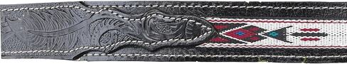Authentic Handmade Mexican Leather Belt for Men – Western Cowboy Style with Silver Buckle in Saudi Arabia
