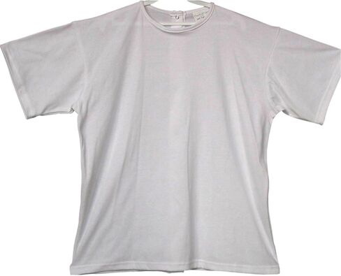 Benefit WEAR Adaptive Style Back-Snap Undershirt T-Shirt with Short Sleeve | Back-Opening Snaps for Easy On and Off Dressing (XL) White in Saudi Arabia