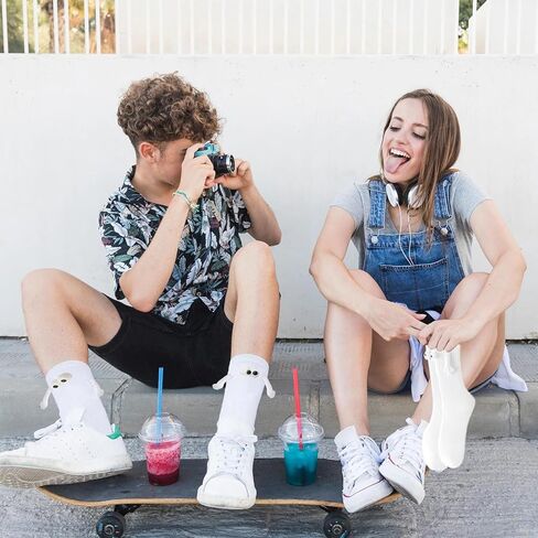 T Legend 3 Pairs Magnetic Holding Hands Socks Novelty Funny Women Men Couple Socks funny Gifts for Girlfriend in Saudi Arabia