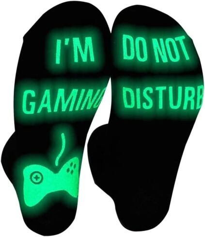 جوارب Dikadika Do Not Disturb I'm Gaming المتوهجة، هدايا عيد الميلاد للرجال والمراهقين والابن والرجال والأب والزوج in Saudi Arabia