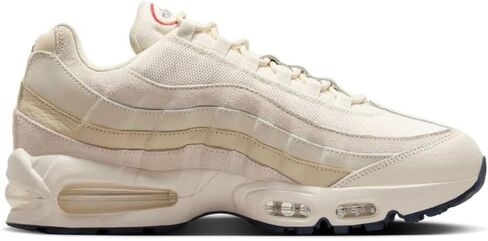 حذاء الجري Air Max 95 OG للرجال (عاجي شاحب/أحمر جامعي/كاكي فاتح/شراعي) in Saudi Arabia