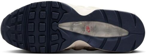 حذاء الجري Air Max 95 OG للرجال (عاجي شاحب/أحمر جامعي/كاكي فاتح/شراعي) in Saudi Arabia