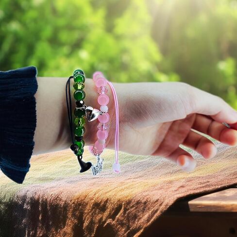 Elphaba Galinda Friendship Matching Bracelet - Crown Witch Hat Inspiration Bracelet - Gifts for Bestfriend Couples Fans Party Dress Accessories in Saudi Arabia