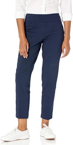 Ruby Rd. Womens Womens Mid-Rise Pull-on Straight Solar Millenium Tech Ankle Pant in Saudi Arabia