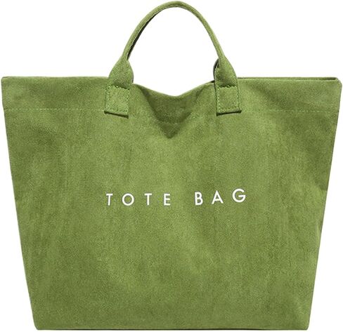 Suede Bag for Women, Large Solid Faux Suede Tote Bag Trendy Vintage Top Handle Handbag for Work Travel in Saudi Arabia
