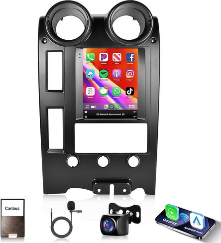 2G + 64G راديو لـ Hummer H2 2002-2007 Android 13 Car Stereo مع Carplay Android Auto ، Rimoody 9.7 Inch Touch Screen Car Radio مع GPS Navigation Bluetooth FM in Kuwait