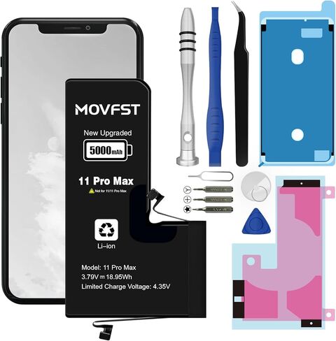 Replacement Battery for iPhone 5S/5C,3500mAh High Capacity Battery Fit for iPhone 5S/5C Model A1453 A1457 A1518 A1528 A1530 A1533 A1456 A1507 A1516 A1529 A1532 with Repair Tool Kits in Saudi Arabia