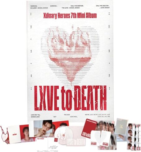ألبوم Xdinary Heroes LXVE to DEATH المصغر السابع [إصدار Love Sick] قرص مضغوط + كتاب صور + 3 بطاقات صور + بطاقة تداول + 4 صور فوتوغرافية (ICU) in Kuwait