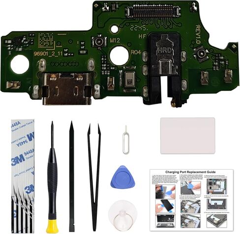 Charging Port Replacement Kit Compatible with Galaxy A35 5G US Version, Dock Board USB-C Connector Only for Galaxy A35 5G SM-A356, with Instruction Manual, Toolkit in Saudi Arabia