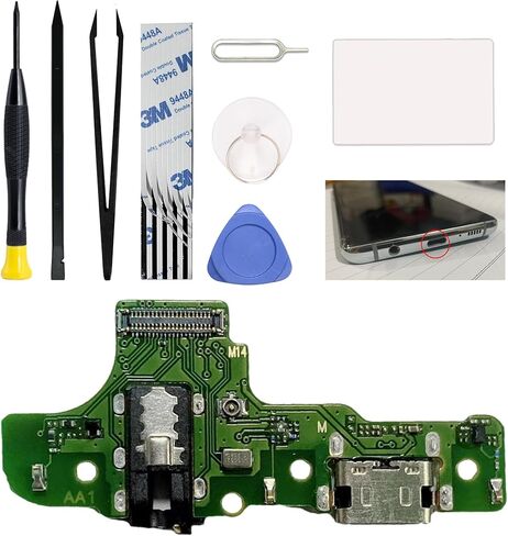 Charging Port Replacement Kit Compatible with Galaxy A35 5G US Version, Dock Board USB-C Connector Only for Galaxy A35 5G SM-A356, with Instruction Manual, Toolkit in Saudi Arabia