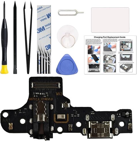 Charging Port Replacement Kit Compatible with Galaxy A35 5G US Version, Dock Board USB-C Connector Only for Galaxy A35 5G SM-A356, with Instruction Manual, Toolkit in Saudi Arabia