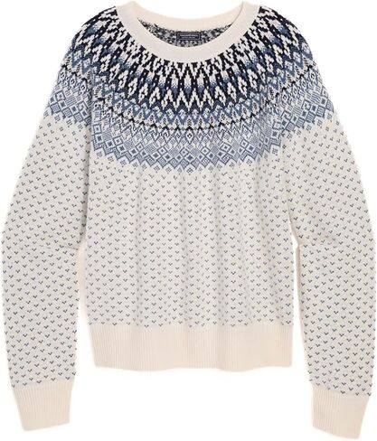 سترة Vineyard Vines النسائية المصنوعة من مزيج الصوف من Fair Isle Crew in Kuwait