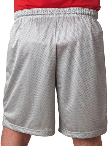 Champion Men's 9" Tricot Body Liner Athletic Mesh Short, Large, Black in Saudi Arabia