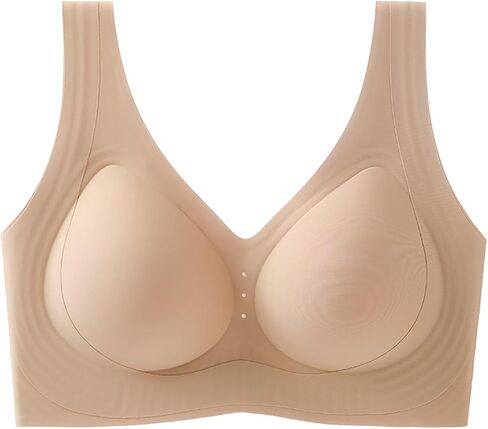 Women's Wireless Bra, Seamless Comfort Bra, Push Up Full Coverage Supportive Bralettes Comfortable Everyday Bra in Saudi Arabia