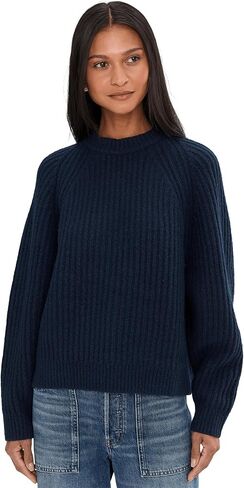 Madewell Women's Ribbed Cotton-Blend Sweater in Saudi Arabia