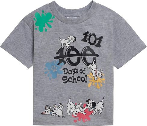 تي شيرت Disney 101 Dalmatians 101 Days of School المطابق للعائلة مقاسات الأطفال الصغار والكبار (2T - 2XL) in Kuwait