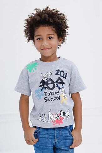 تي شيرت Disney 101 Dalmatians 101 Days of School المطابق للعائلة مقاسات الأطفال الصغار والكبار (2T - 2XL) in Kuwait