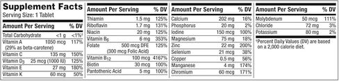 Silver Women 50 Plus, Multivitamin for Women, Minerals, Vitamins & Supplements Hair Skin and Nails Vitamins, Vitamin C, Antioxidants Supplement, 275Ct Tablets (275) in Saudi Arabia