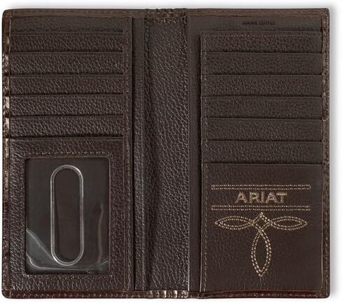 ARIAT Rodeo Southwest Fabric Wallet, Brown in Saudi Arabia