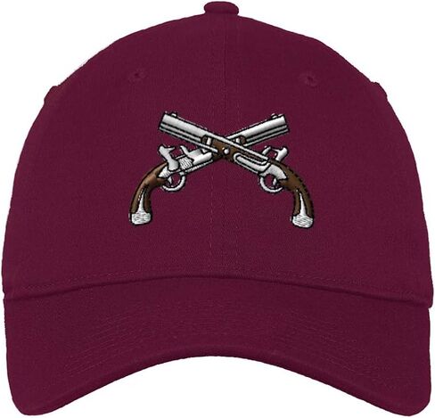 Speedy Pros Soft Baseball Cap Crossed Pistols Sports Embroidery Shooting Crossed Pistols Cotton Dad Hats for Men & Women in Saudi Arabia