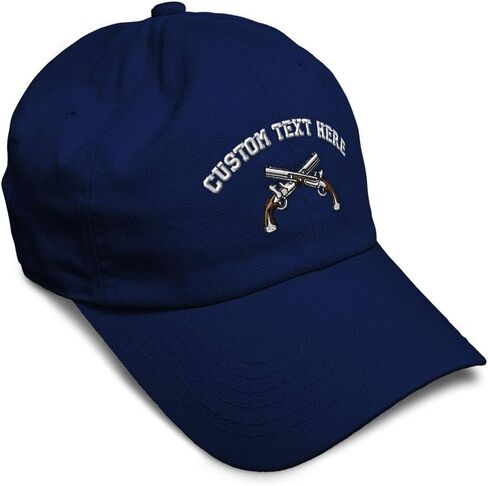 Speedy Pros Soft Baseball Cap Crossed Pistols Sports Embroidery Shooting Crossed Pistols Cotton Dad Hats for Men & Women in Saudi Arabia