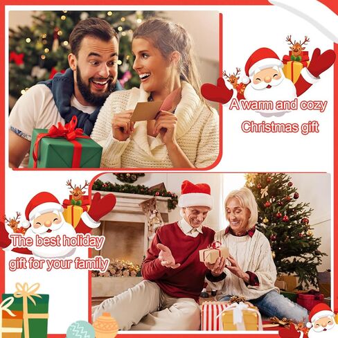 Jspupifip 6 Pairs Funny Christmas Socks for Women, Novelty Xmas Crew Sock Cozy Thick Cotton Socks for Christmas Gifts in Saudi Arabia