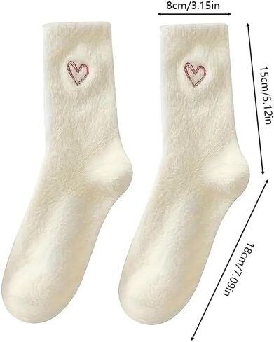 5 Pair of Women's Winter Christmas Decorations Socks,Keep Warm,Versatile And Stretchy,Christmas Gifts,Travel Essentials in Saudi Arabia