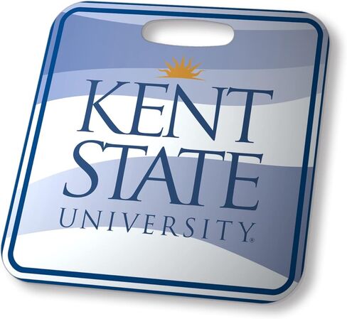 Kent State University Travel Luggage ID Bag Tag for Suitcases/Square Aluminum Label (Kent State University #2) in Saudi Arabia