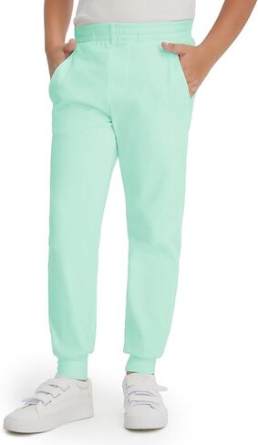 M MAELREG Boys Fleece Sweatpants Stretch Water Resistant Golf Joggers for Boys with Zipper Pockets Athletic Track Pants in Saudi Arabia