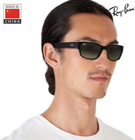 Ray-Ban RB4388 Square-Round Shaped Sunglasses for Men & Women with Official RAYBAN Eyewear Kit in Saudi Arabia