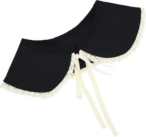 Fake Collar Detachable Collar Blouse Half Shirts Lace Flower False Collar in Kuwait