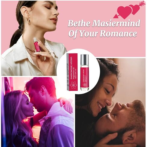 Pheromones Oil Perfumes for Women, Long Lasting Fruity Scent, Roll On Perfume Oil for Women Designed to Attract Men Portable and Fruity in Saudi Arabia