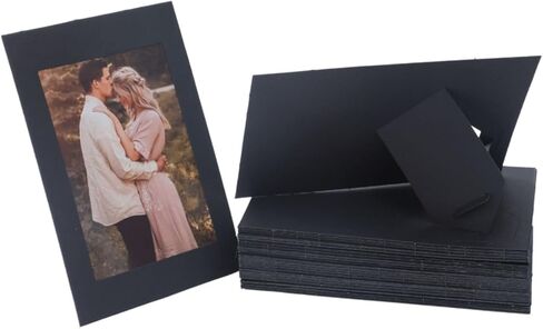50 Pack Standing Paper Picture Frames 4x6,Cardboard Photo Frame with Easel,Paper Photo Frame Cards,Gallery Frames Bulk For Christmas New Year Birthday Classroom DIY Craft, Rainbow in Saudi Arabia