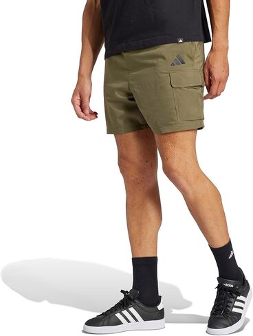 Adidas Mens Essentials Small Logo Cargo Chelsea Shorts in Saudi Arabia