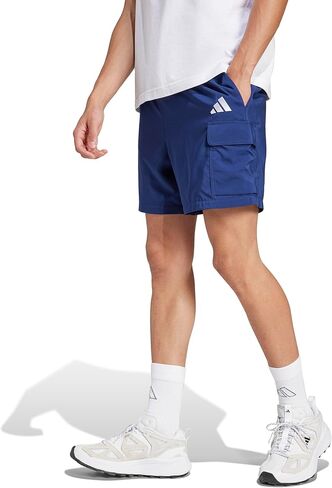 Adidas Mens Essentials Small Logo Cargo Chelsea Shorts in Saudi Arabia