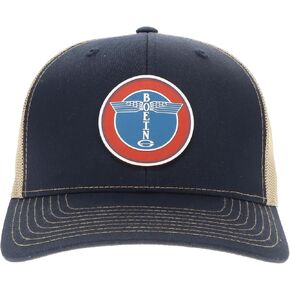 Boeing Round Logo Velocity Trucker Hat - Red/White/Blue in Kuwait