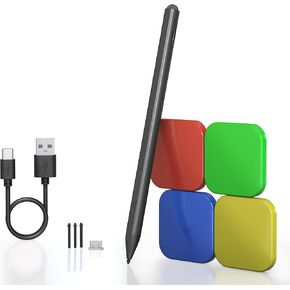 Surface Pen Stylus for Microsoft Surface Pro - 75 Day Battery Life+4096 Tilt Pressure+Touchscreen Pen Cap, Work for Surface Pro 11/10/9/8/7/6/5/4/3/X Surface Go 3/2/1 Surface Book/Laptop/Studio 3/2/1 in Kuwait