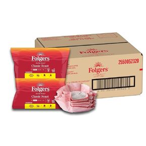 Folgers Classic Roast Coffee Filter Packs, 0.9 Oz, Box Of 160 Packs in Saudi Arabia