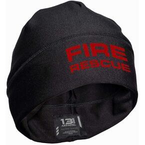 FIRE Rescue Utility Beanie - USA Gear - Poly-Spandex Blend for Stretch-Fit Comfort - Unisex Hi-Vis Winter Hat in Kuwait