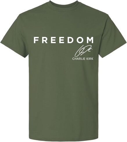 Trenz Shirt Company Men's Graphic T-Shirt – Freedom Signature Tribute Design in Saudi Arabia